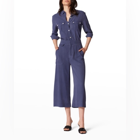 Equipment Quinne Shirt and Danie‎ silk cropped trousers SET small/ 6